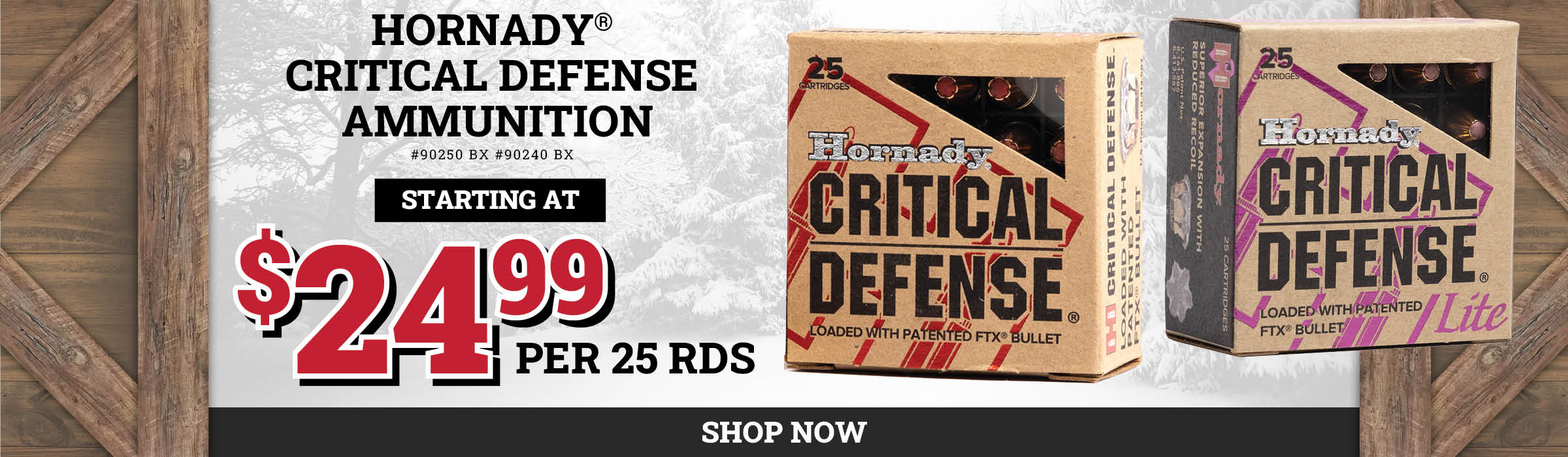 Hornady Critical Defense Ammo